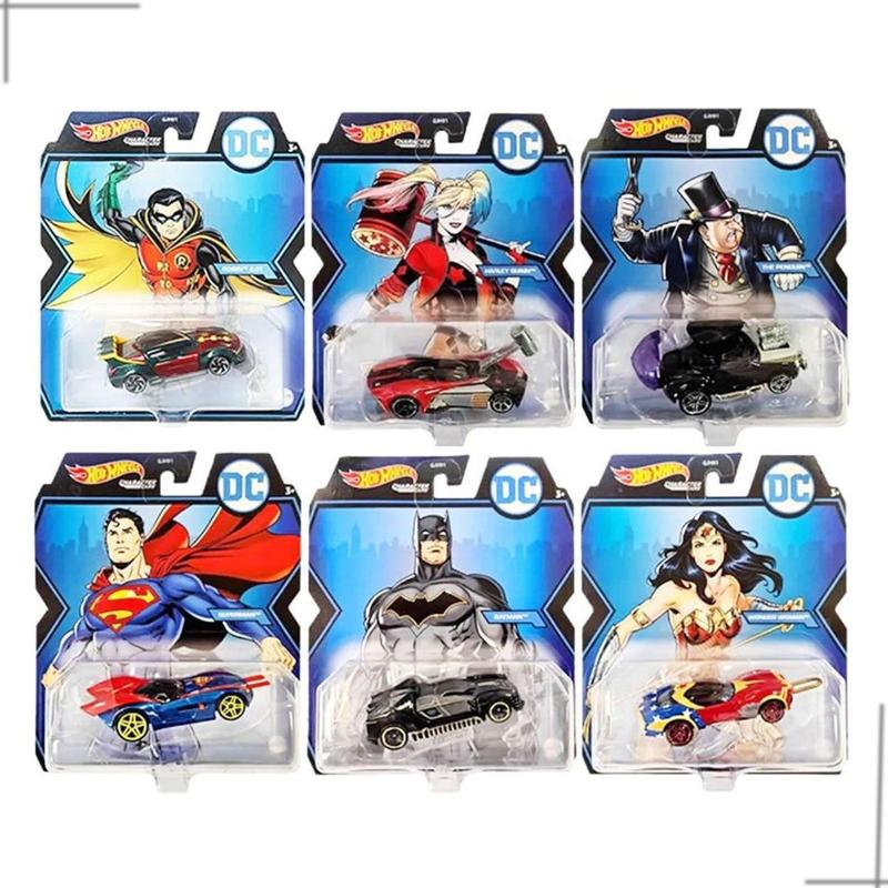 Hot Wheels Coleção Dc Comics kit c/ 6 carrinhos Mattel - Carrinhos